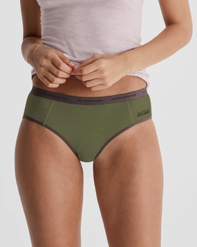 Sale Ending Soon Women'S K-Merino 125 Briefs - Light Moss