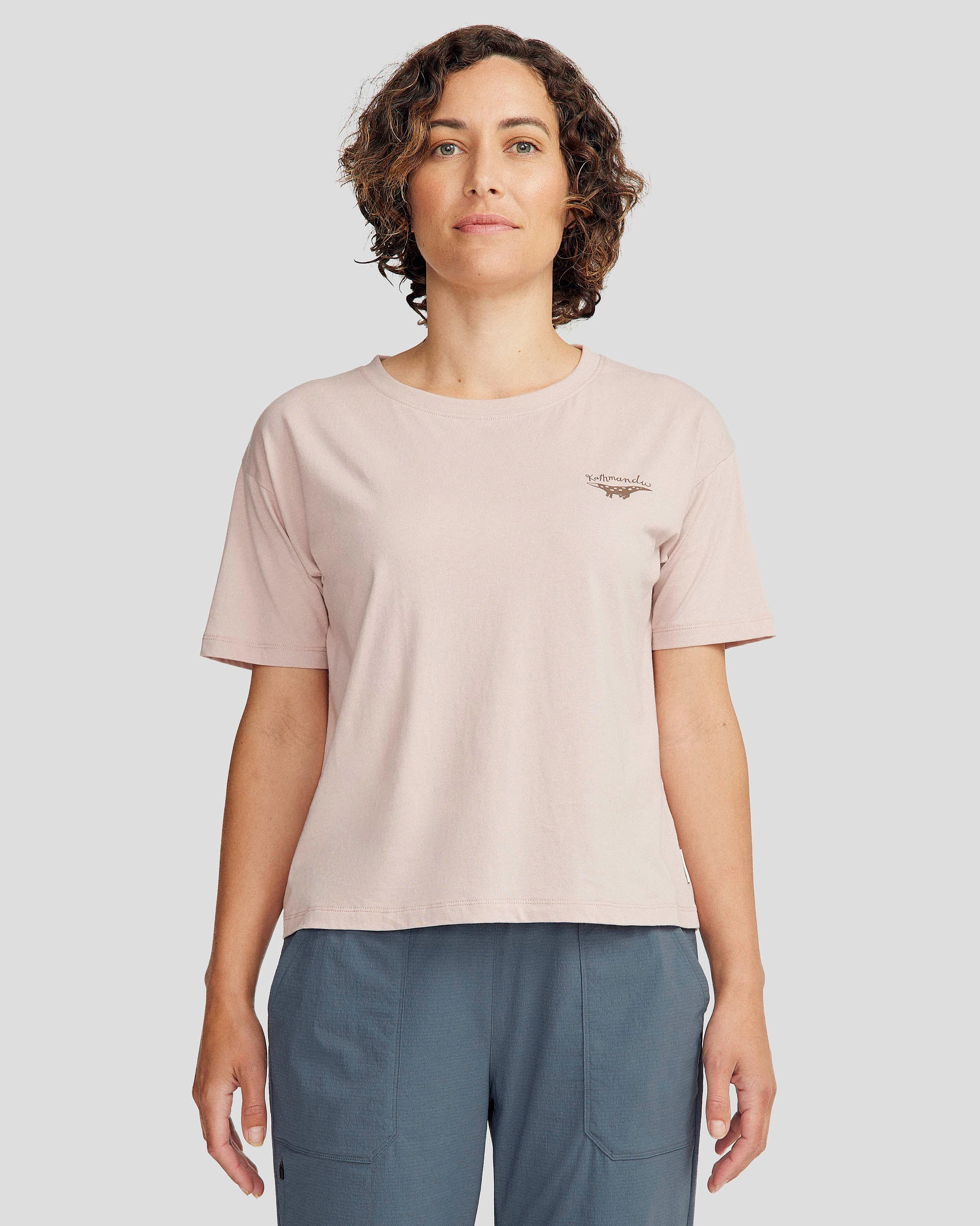 Women'S Lizard Organic Cotton T-Shirt - Light Taupe Daily Hot Deal Instant Hot Deal