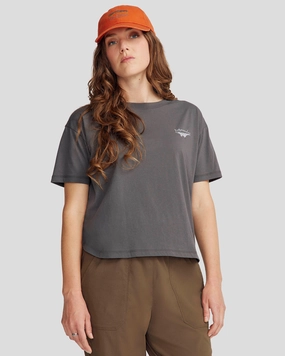 Hot Deal Alert Women'S Lizard Organic Cotton T-Shirt - Shale