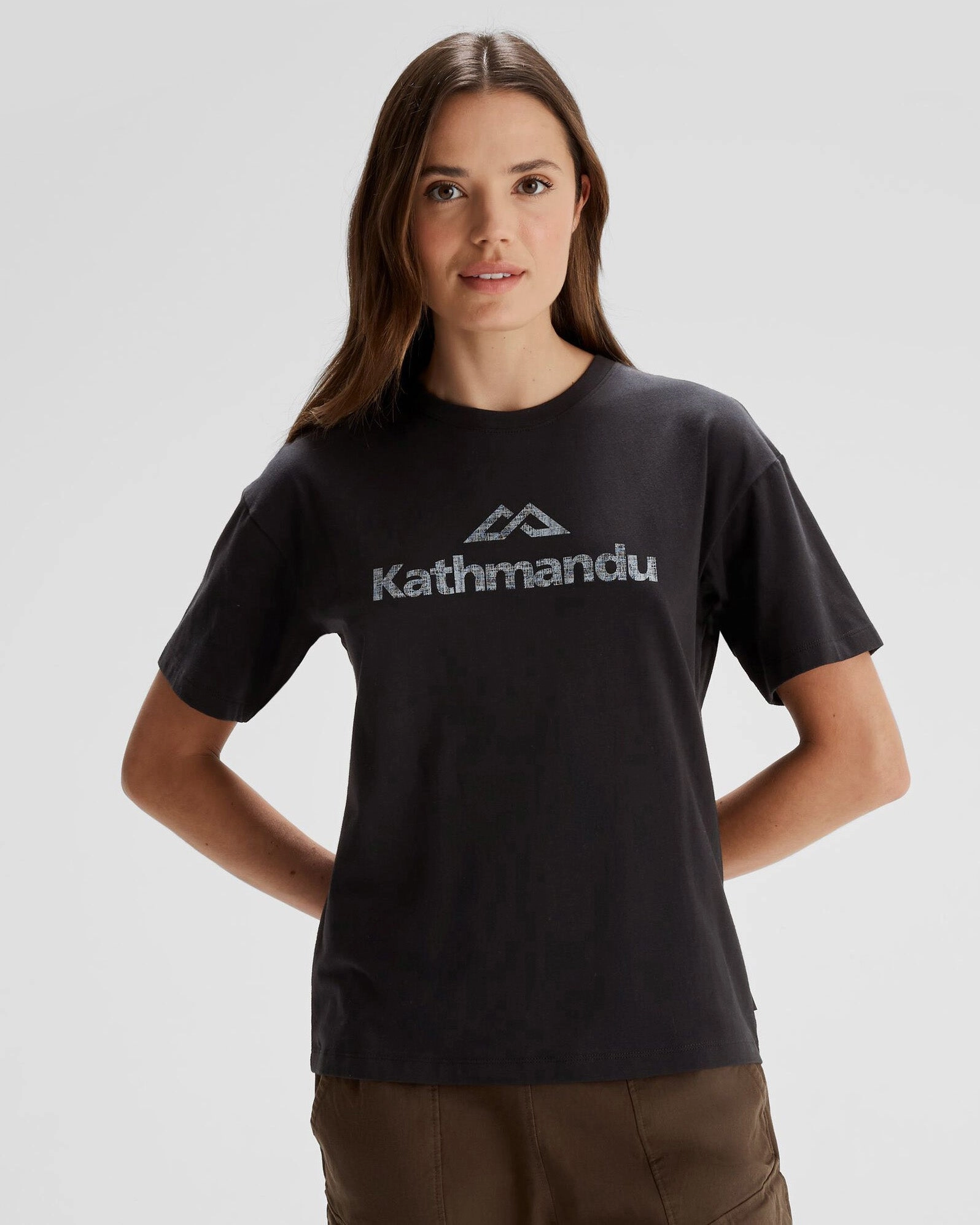 Women'S Logo Organic Cotton T-Shirt - Black Stingray Big Savings Today Clearance Event