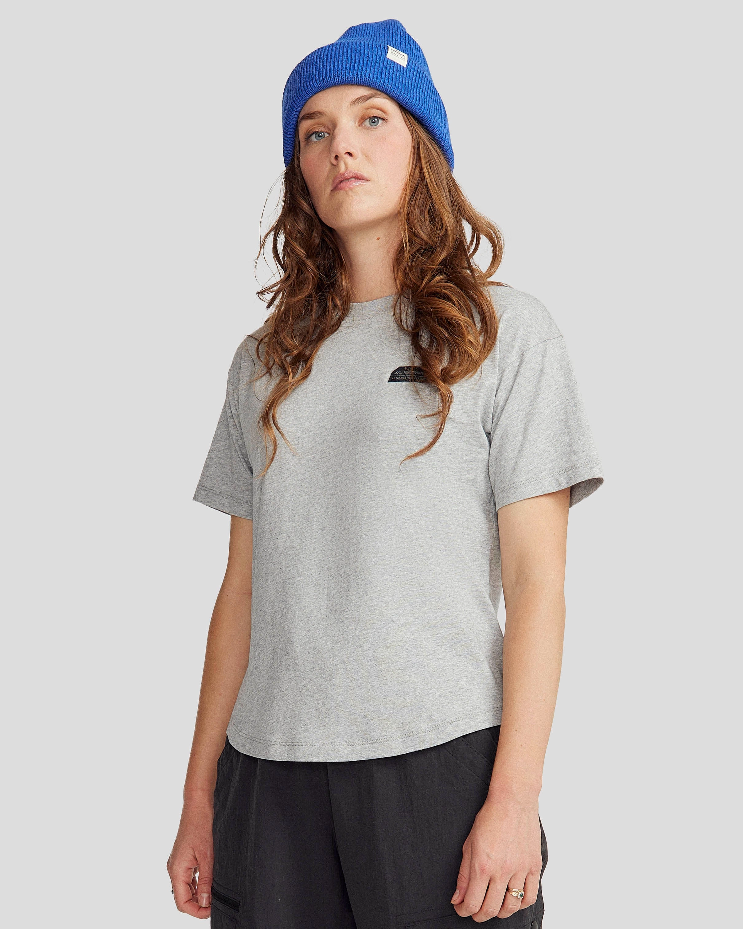 Online Exclusive Savings Women'S Logo Organic Cotton T-Shirt - Light Grey Marle