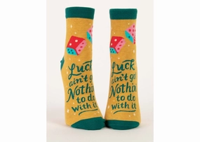 Women'S Luck Ain'T Got Nothin' To Do With It Ankle Socks Limited Offer Alert