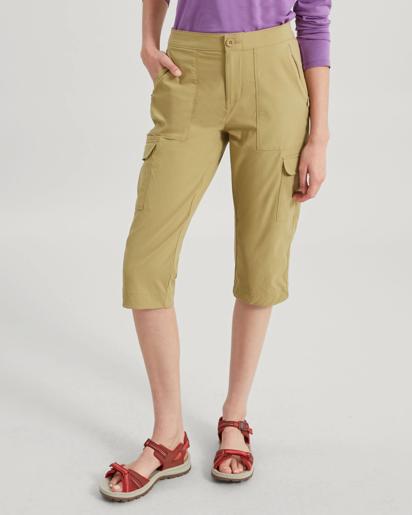 Women'S Miro 3/4 Pants - Kelp Todays Special Picks