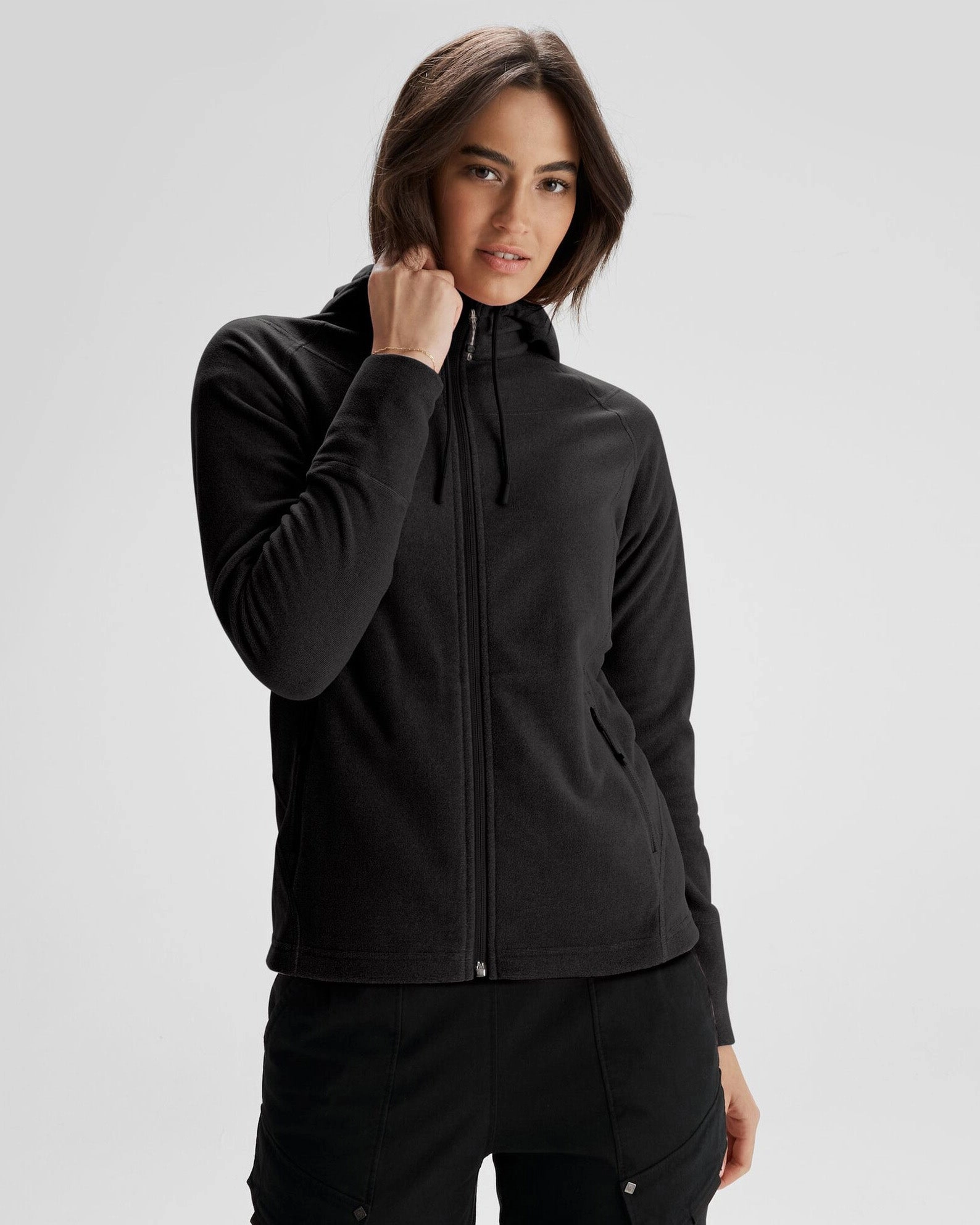 Women'S Mt Aspiring Hooded Fleece Jacket  - Black Stingray Limited Stock Alert Today Only Hot Pick