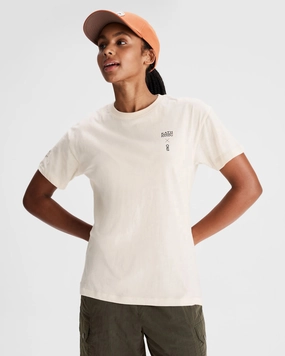 Women'S O.Smither Lines Organic Cotton T-Shirt - Natural Instant Savings Inside