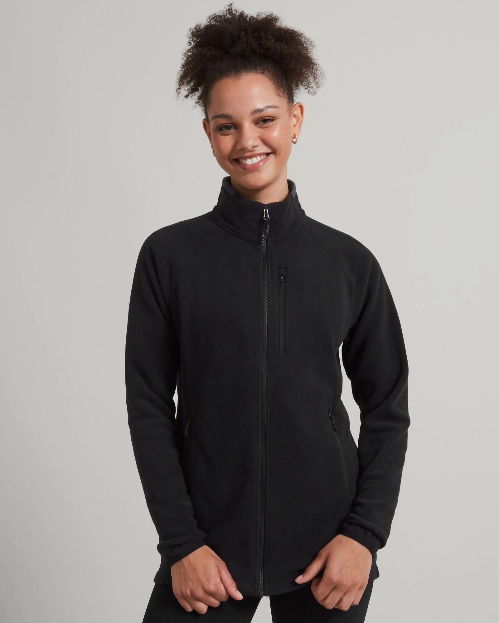 Women'S Ridge 100 Primaloft Bio Fleece Jacket - Black Grab It Before Gone