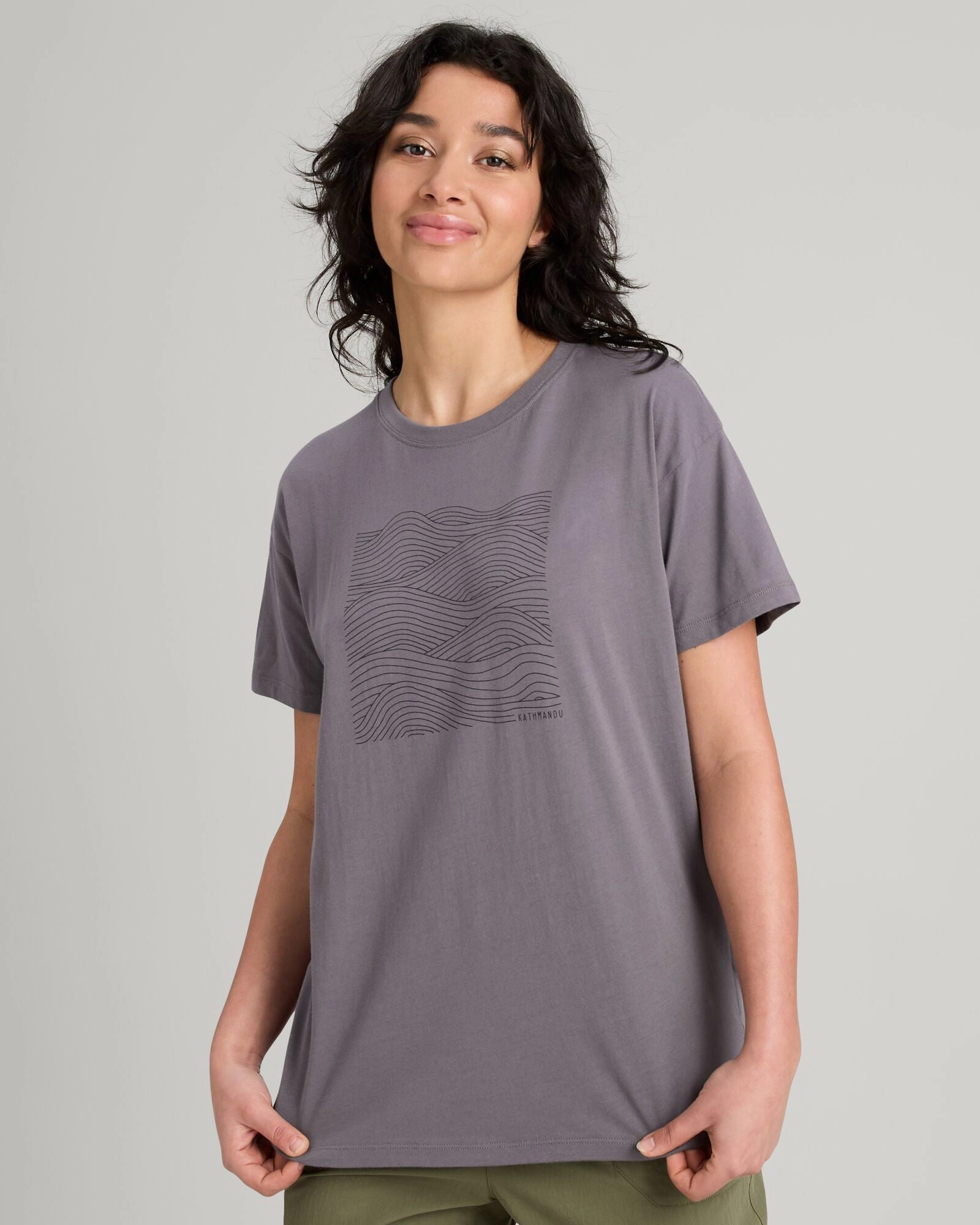 Women'S Ripple Organic Cotton T-Shirt - Light Quartz Best Deal Today Big Sale Today