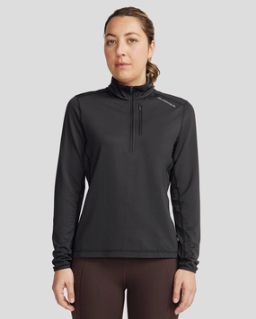 Special Price Offer Limited Stock Alert Women'S Seeker Fleece  Zip Pullover - Black Stingray