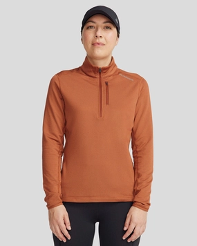Hot Sale Alert Women'S Seeker Fleece  Zip Pullover - Woodsy