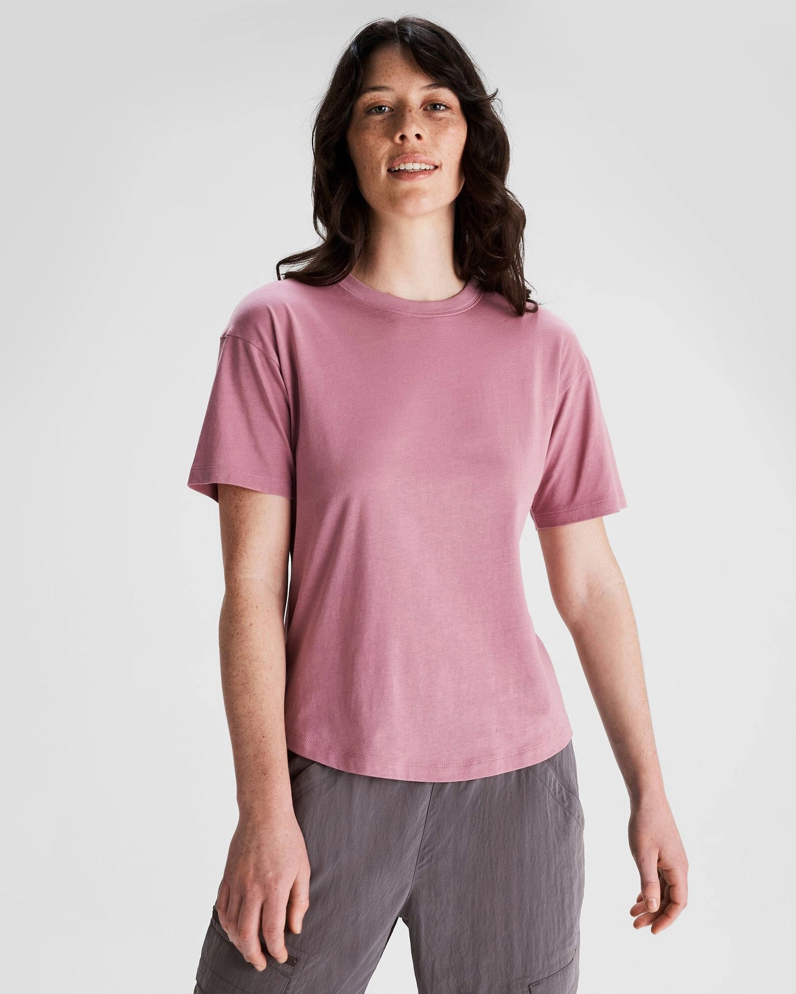Women'S Solid Organic Cotton T-Shirt - Orchid Dont Miss Todays Deal Limited Edition Offer
