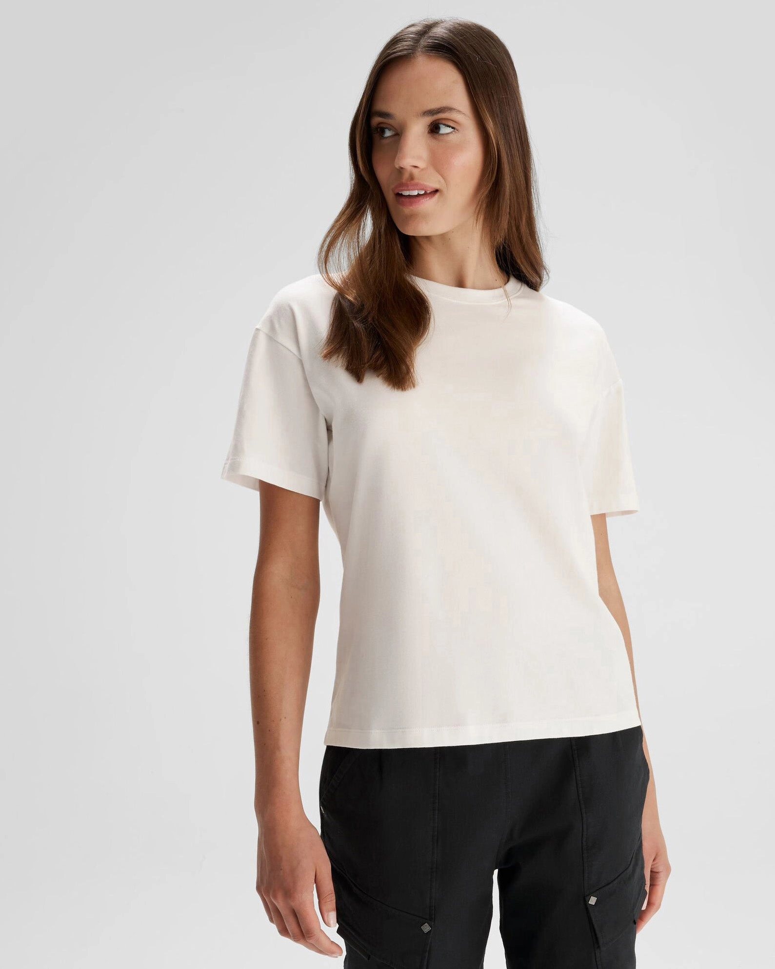Women'S Solid Organic Cotton T-Shirt - White Shop Grab Offer Big Savings Event