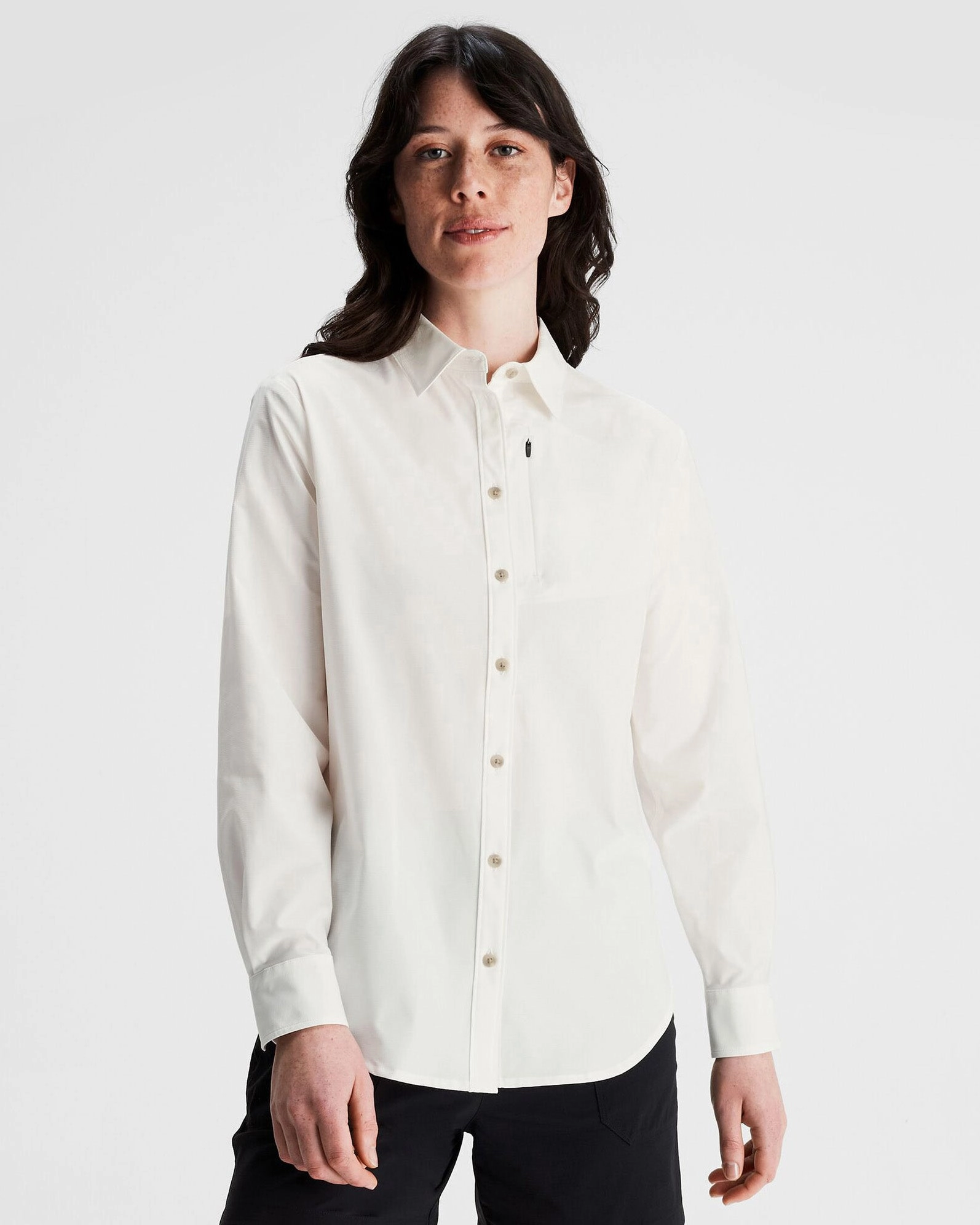 Women'S Sun Breaker Long Sleeve Shirt - White Daily Special Offer