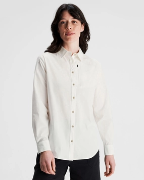 Women'S Sun Breaker Long Sleeve Shirt - White Daily Special Offer