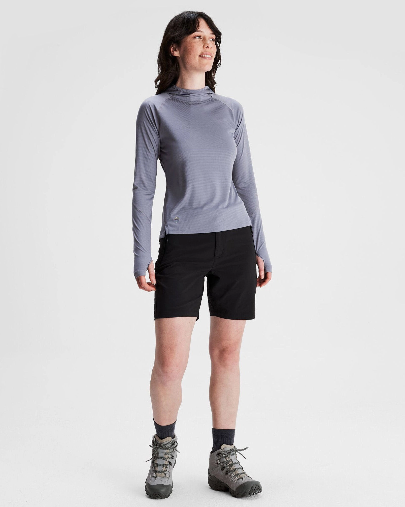 Women'S Sun-Stopper Lt Hoodie - Dark Haze Shop Hot Deals