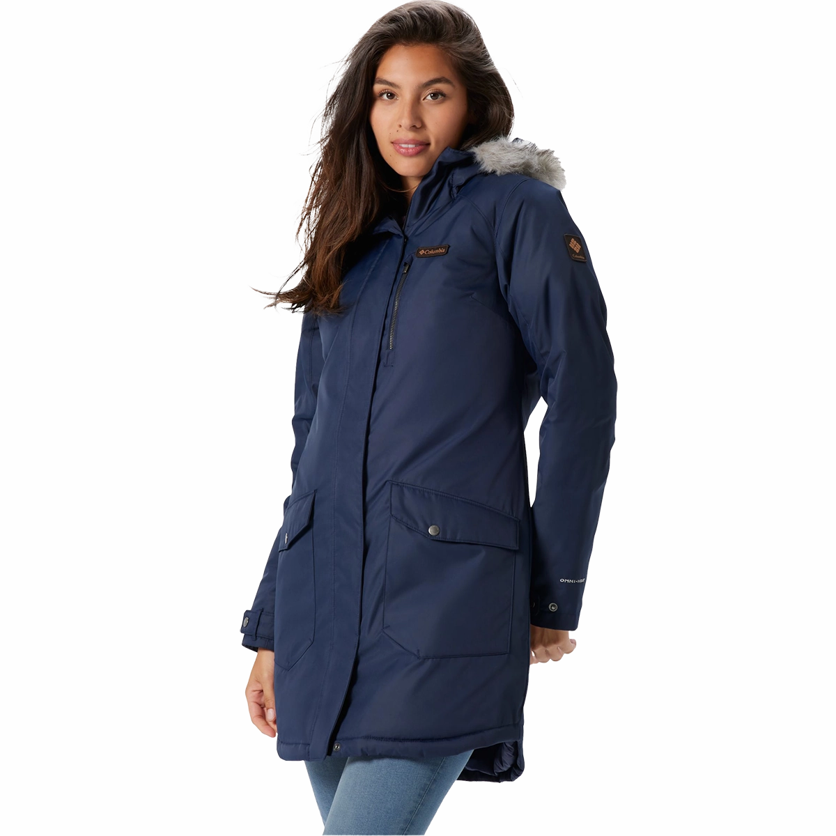 Shop Save Big Women'S Suttle Mountain Long Insulated Jacket