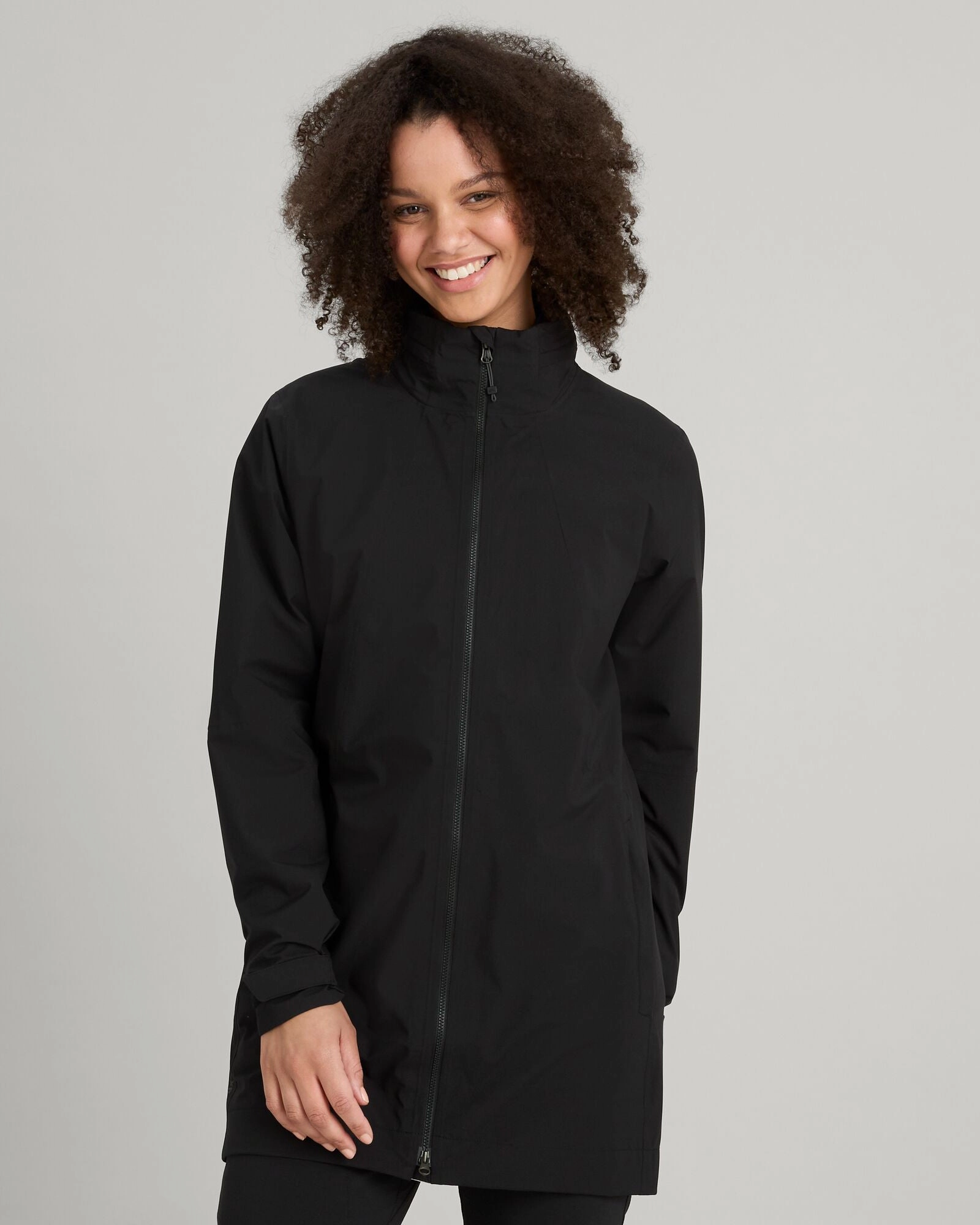 Hot Price Drop Women'S Trailhead Stretch 2.5-Layer Rain Parka - Black Stingray