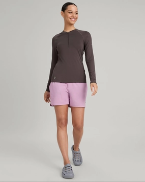 Wtr-Seeker Women'S Splash Long Sleeve Top - Dark Quartz Sale Ending Soon Weekend Flash Offer